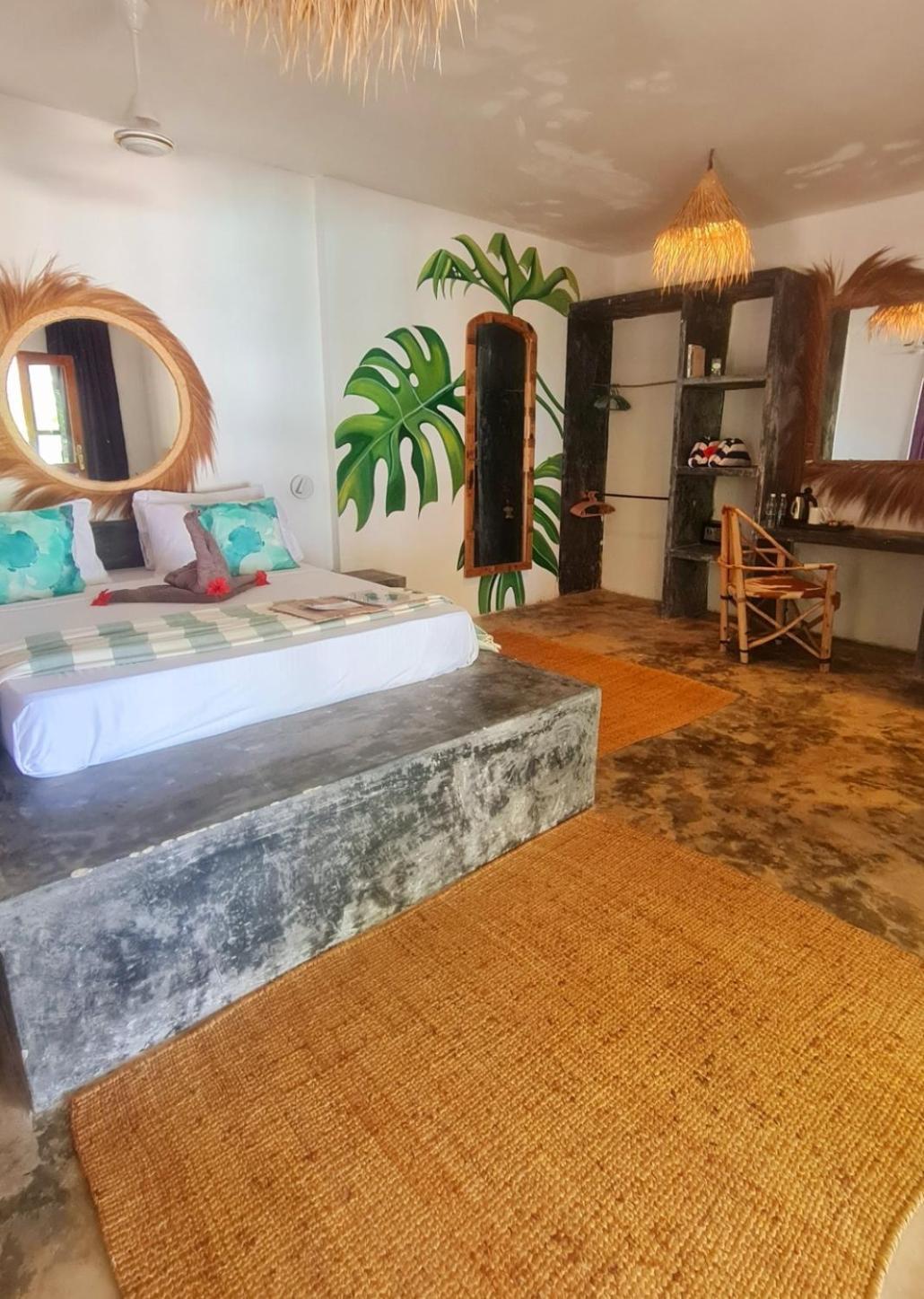 Garden Beach Bungalows Jambiani جامبياني الغرفة الصورة